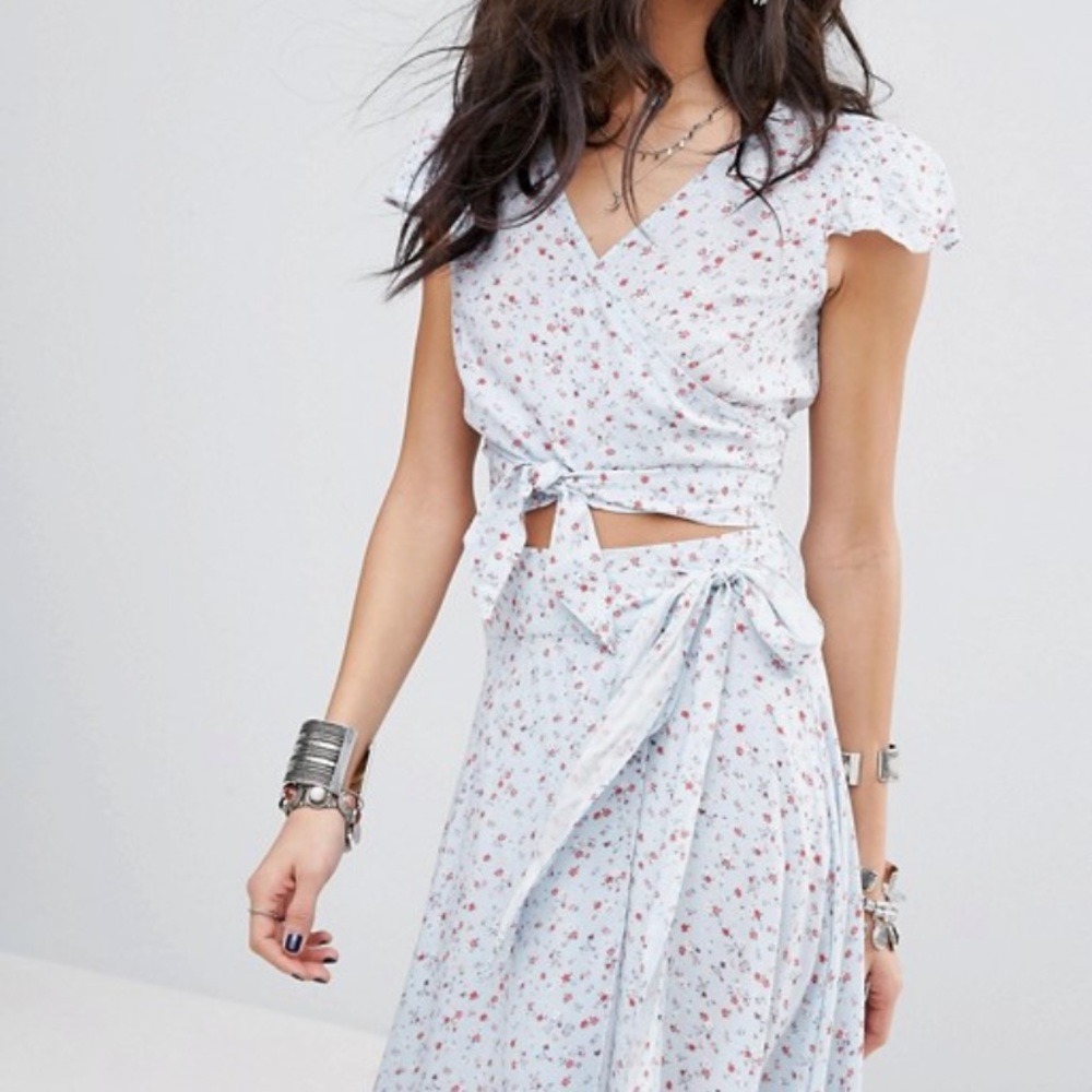 Ralph Lauren Wrap Crop Top